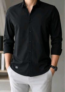 Classic Black Men's Shirt