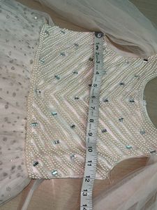 Sparkly White Tulle Dress