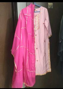 Pink kurta with Dupatta Never Used..... ISHI