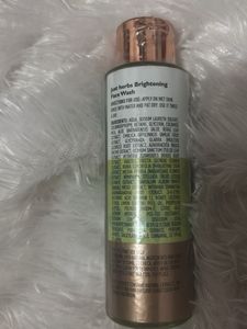 Just Herbs Brightening Face Wash