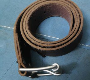 Genuine leather heavy duty belt