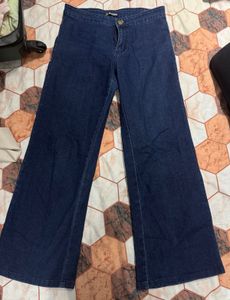 Women's Wide Leg Dark blue Jeans