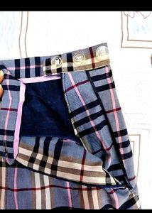 Classic Plaid Pleated Skirt