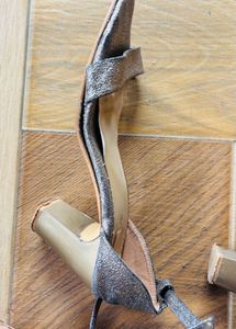 Sparkly Silver Heels