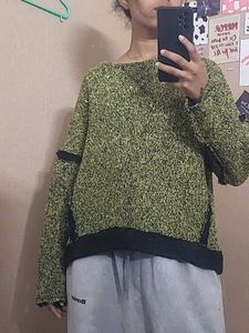 Unique Asymmetric Knit Sweater
