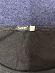 Bewakoof Black T-Shirt