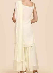 Elegant White Kurta Set with Dupatta