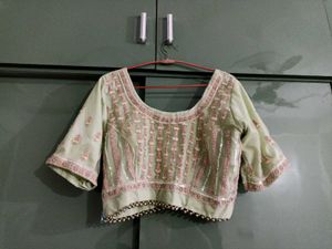 Elegant Lehenga Choli with Shrug