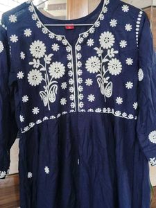 Nairacut Embroidered long length Kurti (New)