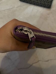 Authentic Coach Signature Cosmetic Pouch