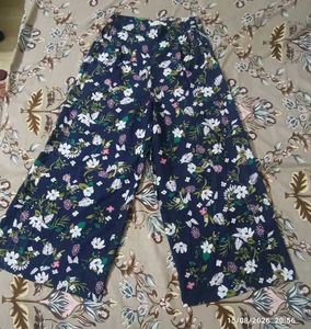 Floral Wide Leg Pants