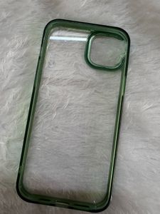 iPhone Case - Clear with Green Border