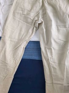 Men's Casual Linen Trouser Khaki
