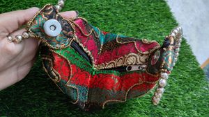 Boho Embroidered Potli Bag