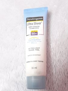 Neutrogena Ultra Sheer Sunscreen SPF 50+ | Broad S