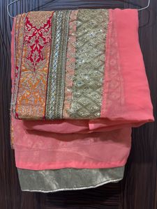 Elegant Pink Saree