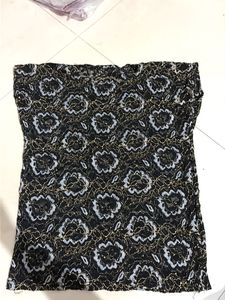 Black Lace Floral Top