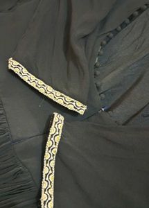 Elegant Black Ethnic Gown
