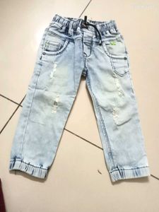 Kids Light Wash Distressed Jeans