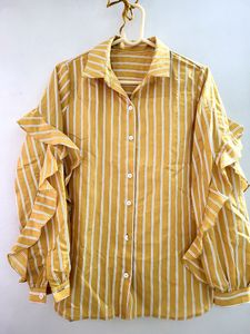 Yellow Stylish Shirt Never Used