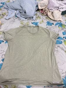 Light Green Crew Neck T-Shirt