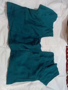 Teal Ethnic Blouse