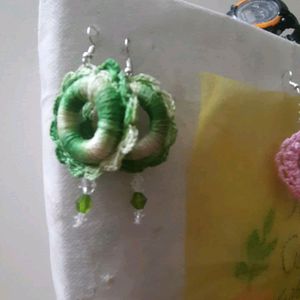 handmade crochet earrings
