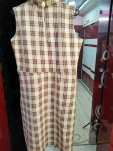 Plaid Dress with Shrug