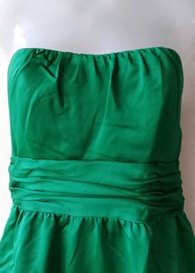 Emerald Green Strapless Maxi Dress