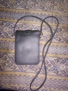 Grey 2 Compartment Sling Bag