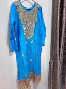Elegant blue kurti