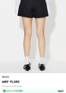 Savana Black Pleated Mini Skirt