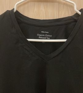 Classic Black V-Neck T-Shirt