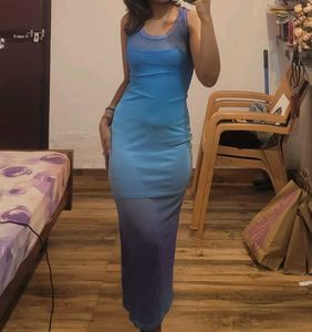 OMBRE NET DRESS