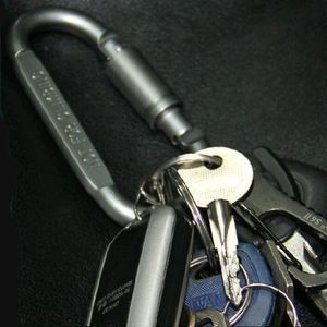 CAMPING EQUIPMENT ALUMINUM CARABINER HUNTING SURVIVAL KIT LOCK MOUNTAIN TRAVEL ACCESSORIES ( 1 PC )