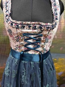 Floral Germanic Drindl dress