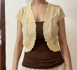 Chic Crochet Shrug Top
