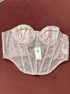 Floral Print Corset Top