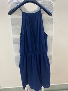 Navy Blue Halter Romper
