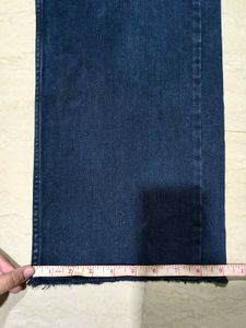 Dark Wash Black Wide Jeans