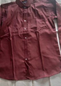 NEW WITHOUT TAG - Burgundy Casual Shirt