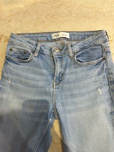 Light Wash Flare Jeans