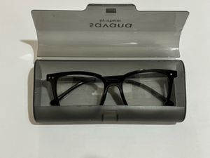Stylish Black Eyeglasses with Case