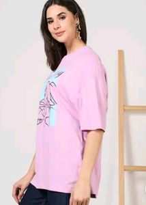 Shein Drop Shoulder Bugs Bunny Chest PrintCrew Tsh