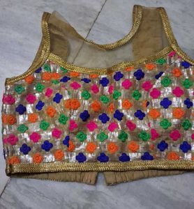 Sparkly Embroidered padded Blouse.