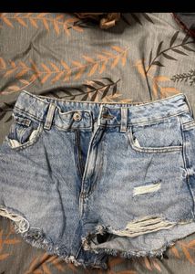 denim shorts