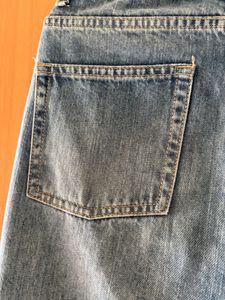 Nuon Flared Denim Jeans with Frayed Hem