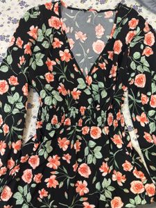 Floral Print Mini Dress