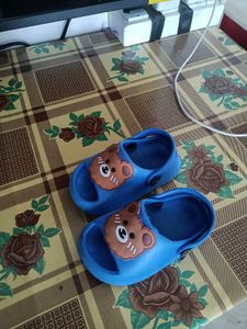Cute Blue Bear Clogs