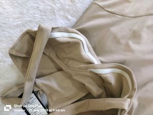 Elegant Cream Party Gown corset back